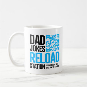 Café Caneca de Piada de Pai com QR Code – Uma Nova Piad