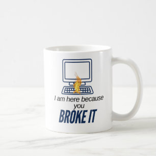 Café Caneca de piada de tecnologia de computador