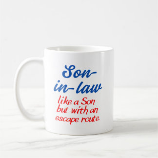 Café Caneca de piada para genro. Caneca para genro.