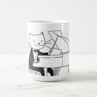 Café Caneca de Piano de Concertos de Gato