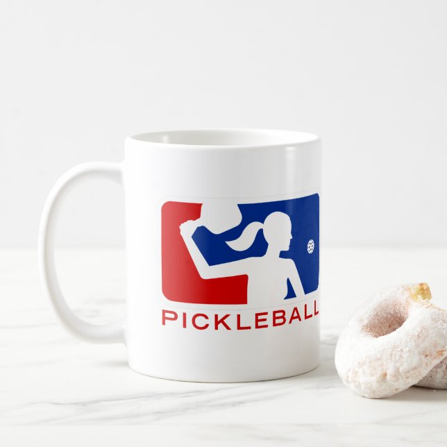 Café Caneca de Pickleball: Mulheres da liga principal (Com Donut)