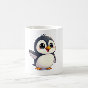Café caneca de pinguim