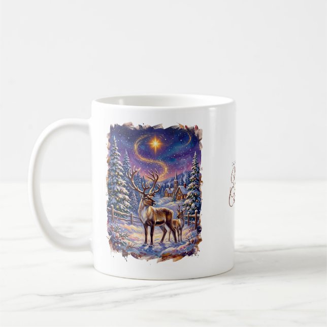 Café Caneca de Pintura de Natal (Esquerda)