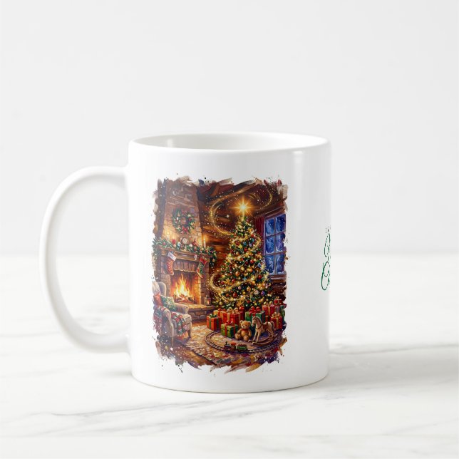 Café Caneca de Pintura de Natal (Esquerda)