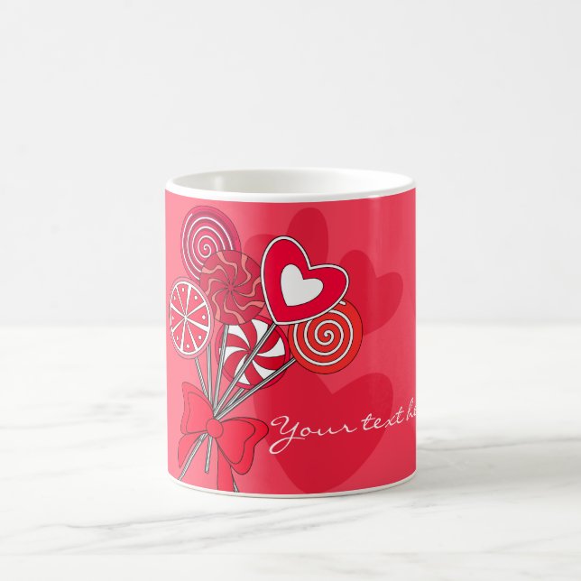 Café Caneca de pirulito vermelho (Centro)