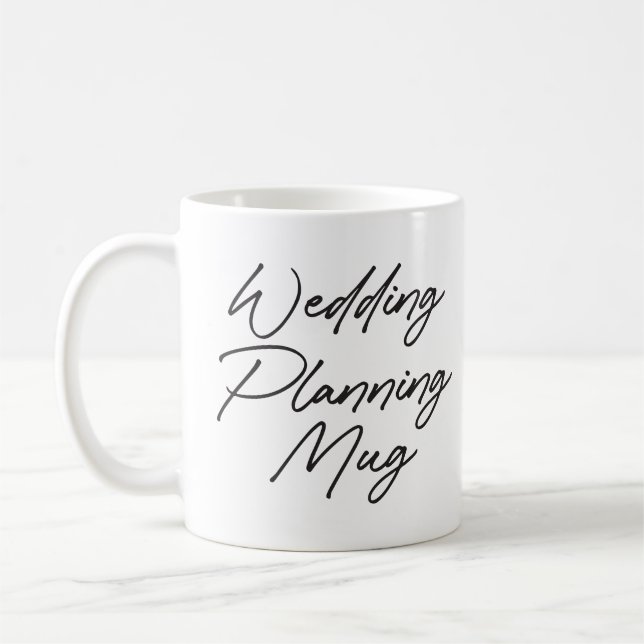 Café Caneca de Planejamento de Casamento Futuro Nome da (Esquerda)