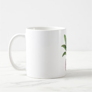 Café Caneca de Planta Interna Kawaii Ave do Paraíso