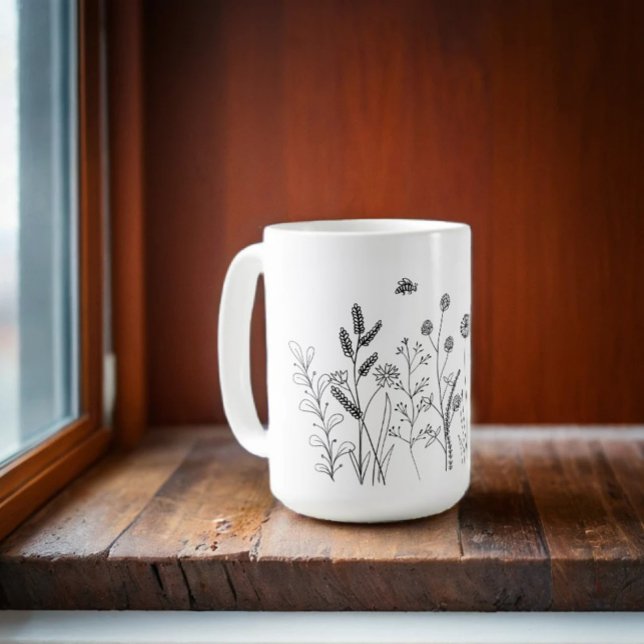 Café Caneca de Plantas Selvagens (Criador carregado)