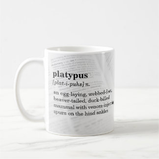 Café Caneca de Platypus Defintion