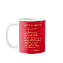 Caneca de Poesia Chant de Solstício de inverno