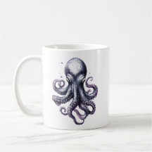 Caneca de polvo vida oceânica