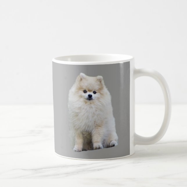 Café Caneca de Pomeranian (Direita)