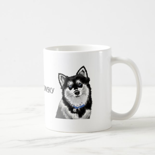 Café Caneca de Pomsky (Direita)