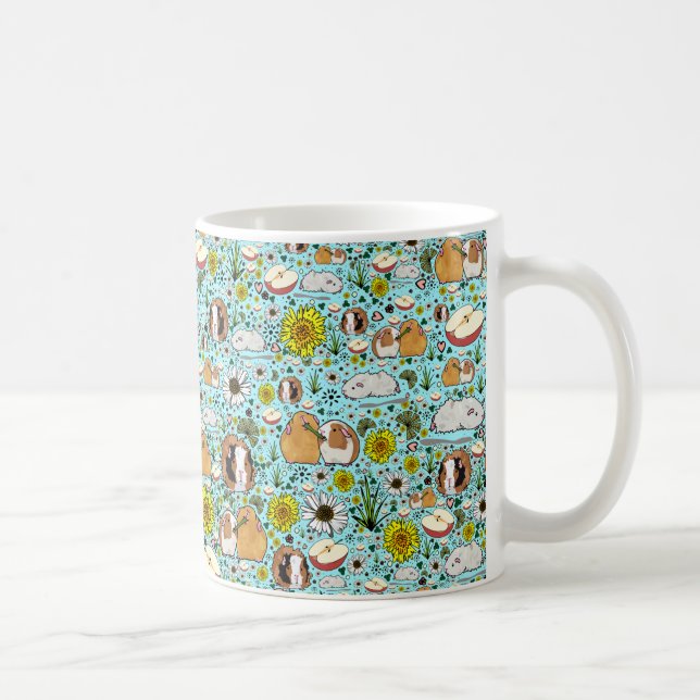 Café Caneca de porco em azul (Direita)