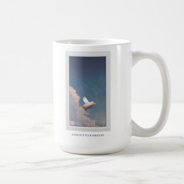 Café caneca de porco voador (Direita)