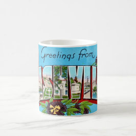 Café Caneca de postal antiga de Nashville