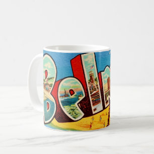 Café Caneca de postal de Belmar Nova Jersey