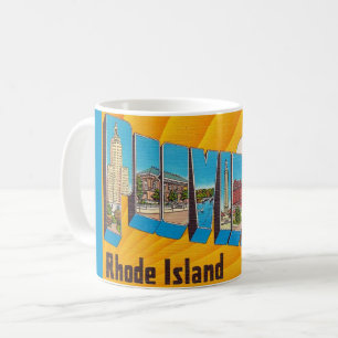 Café Caneca de Postcard Retro Providence RI