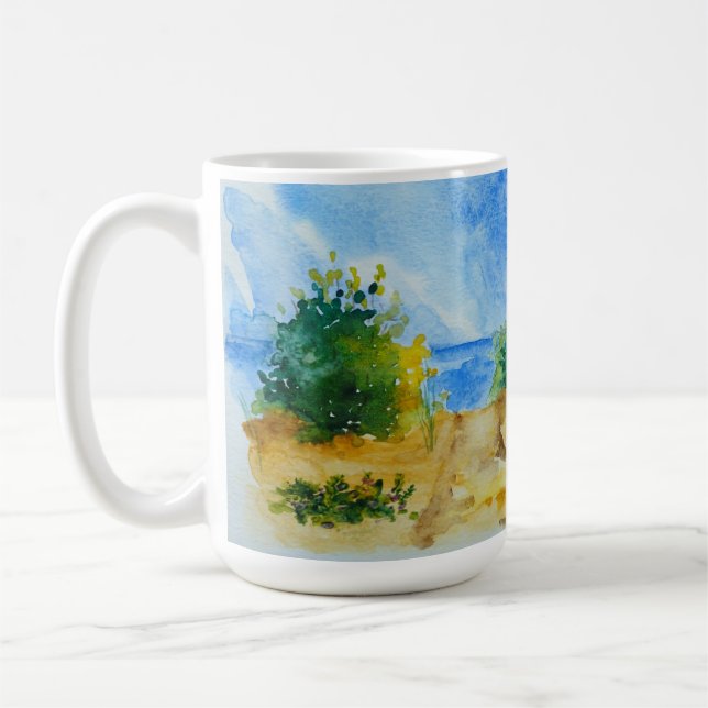 Café caneca de praia (Esquerda)