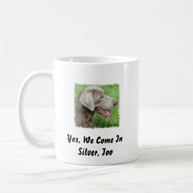 Café Caneca de prata de labrador retriever (Esquerda)