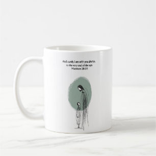 Café Caneca de presente com citação inspiradora da fé d