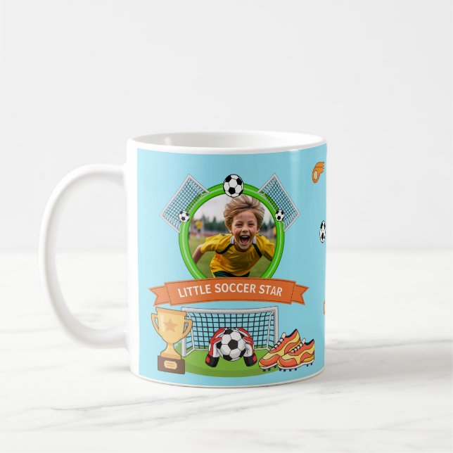 Café Caneca de Presente de Aniversário de Futebol para  (Esquerda)