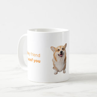 Café Caneca de Presente de Cachorro Corgi Engraçado par