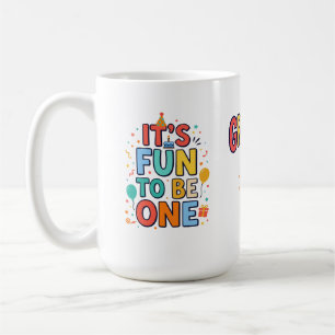Café Caneca de Presente de Primeiro Aniversário para Vo