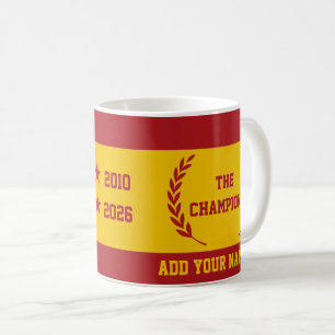 Café Caneca de presente divertida de futebol da Espanha