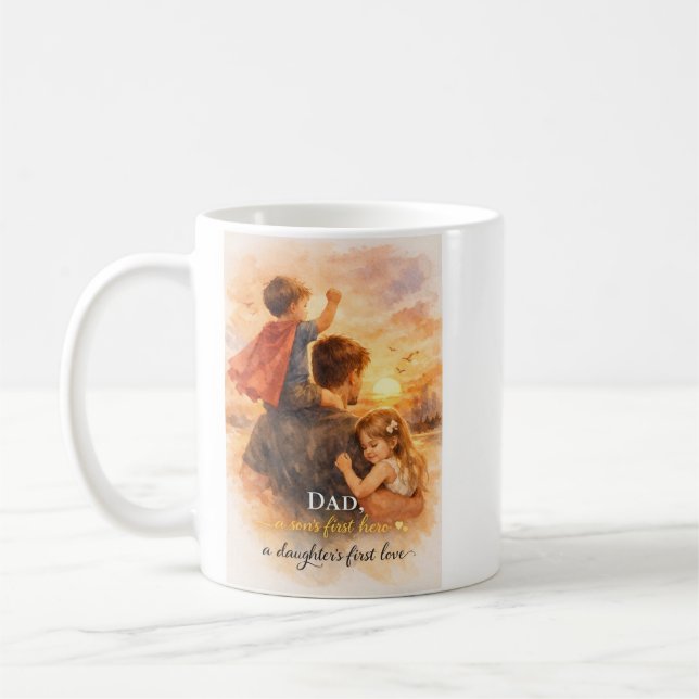 Café Caneca de presente do Dia dos Pais (Esquerda)