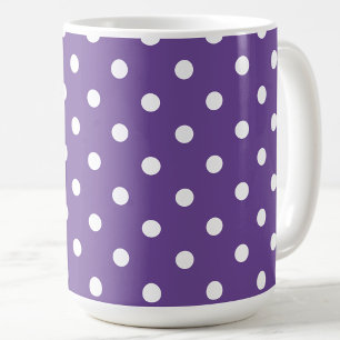 Café Caneca de Presente Elefante Branco com Bolinhas Ro