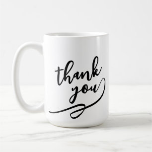 Café Caneca de Presente Elegante com Letreiro de Agrade