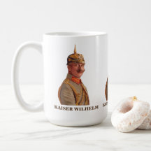 Caneca de Presente Kaiser Wilhelm II, Imperador da