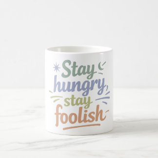 Café Caneca de Presente Motivacional Fique com Fome Fiq