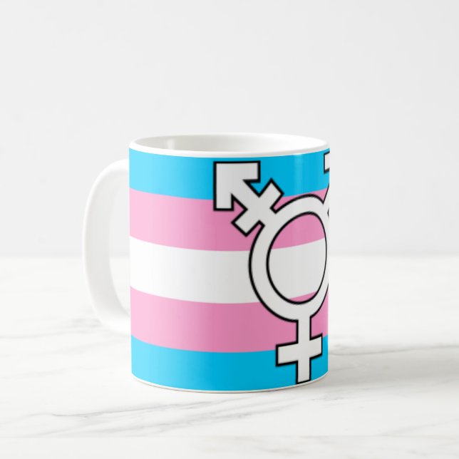 Café Caneca de Presente Trans (Frente Esquerda)