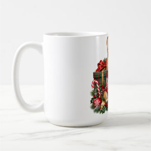 Café Caneca de Presentes de Natal de Corgi Fofinho