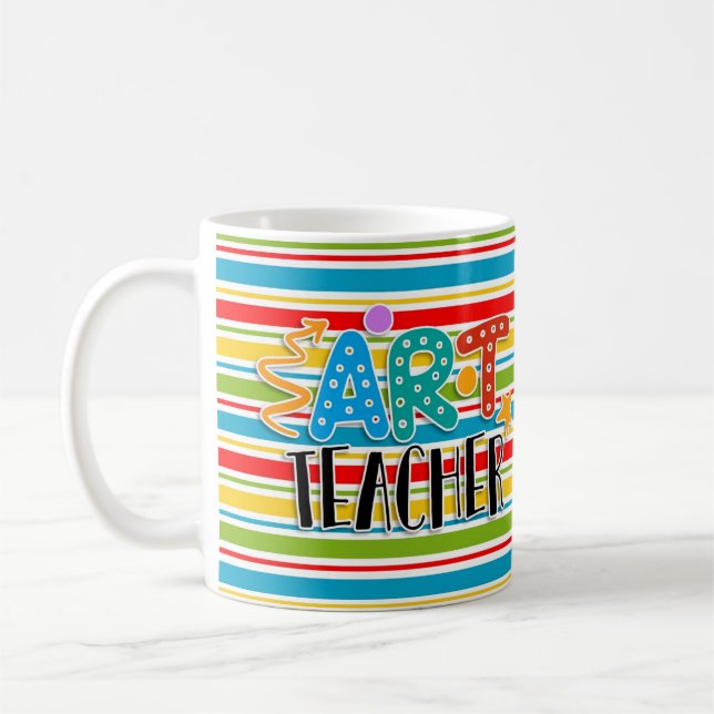 Café Caneca de professor de arte (Esquerda)