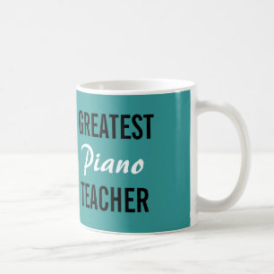 Café Caneca de professor de Piano