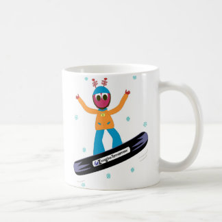 Café Caneca de Puterbug da snowboarding