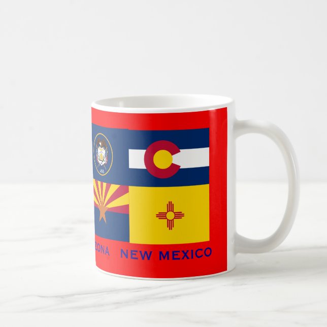 Café Caneca de quatro bandeiras de Corners* (Direita)