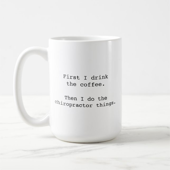 Café Caneca de Quiropraxista, Presentes de Quiropraxist (Esquerda)