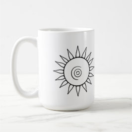 Café Caneca de Rajada Celestial Moderna