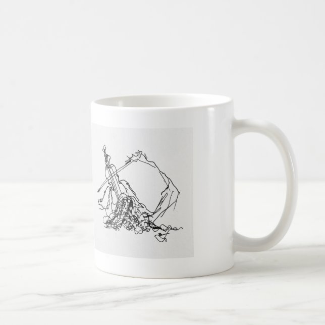 Café Caneca de reclinação do violinista (Direita)