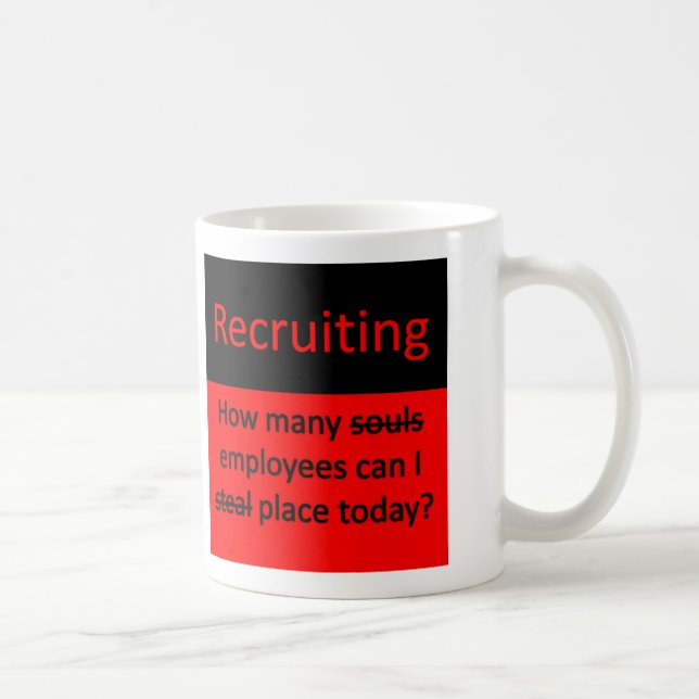 Café Caneca de recrutamento (Direita)