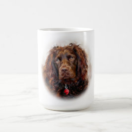 Café Caneca de retrato personalizado de Boykin Spaniel