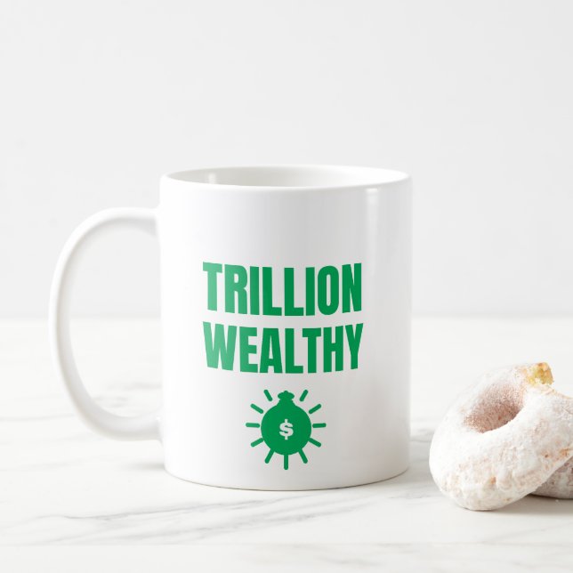 Café Caneca de Riqueza (Com Donut)