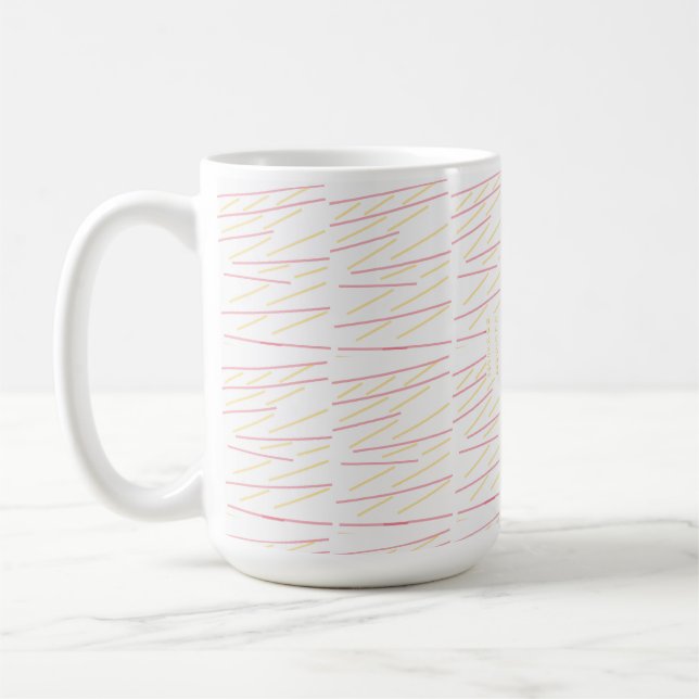Café Caneca de Rolo de Coração de Casamento (Esquerda)