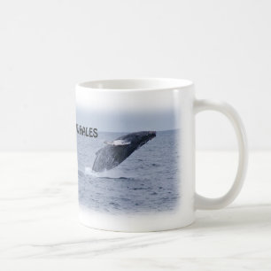 Café Caneca de rompimento de duas baleias de Humpback