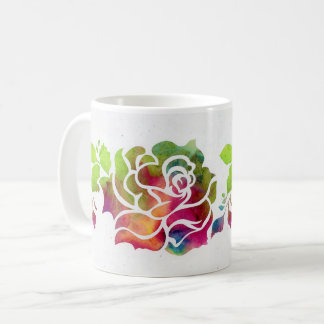 Café Caneca de rosas
