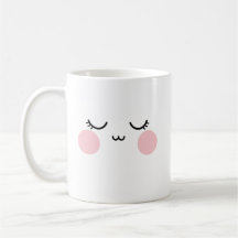 Caneca de Rosto Sorridente Fofo Estética Moderna